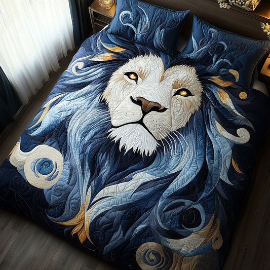 Crowned King 3-Piece Quilted Bedding Set NCU0DV2912