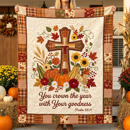Crowned With Goodness Quilted Blanket NCU0PT11775
