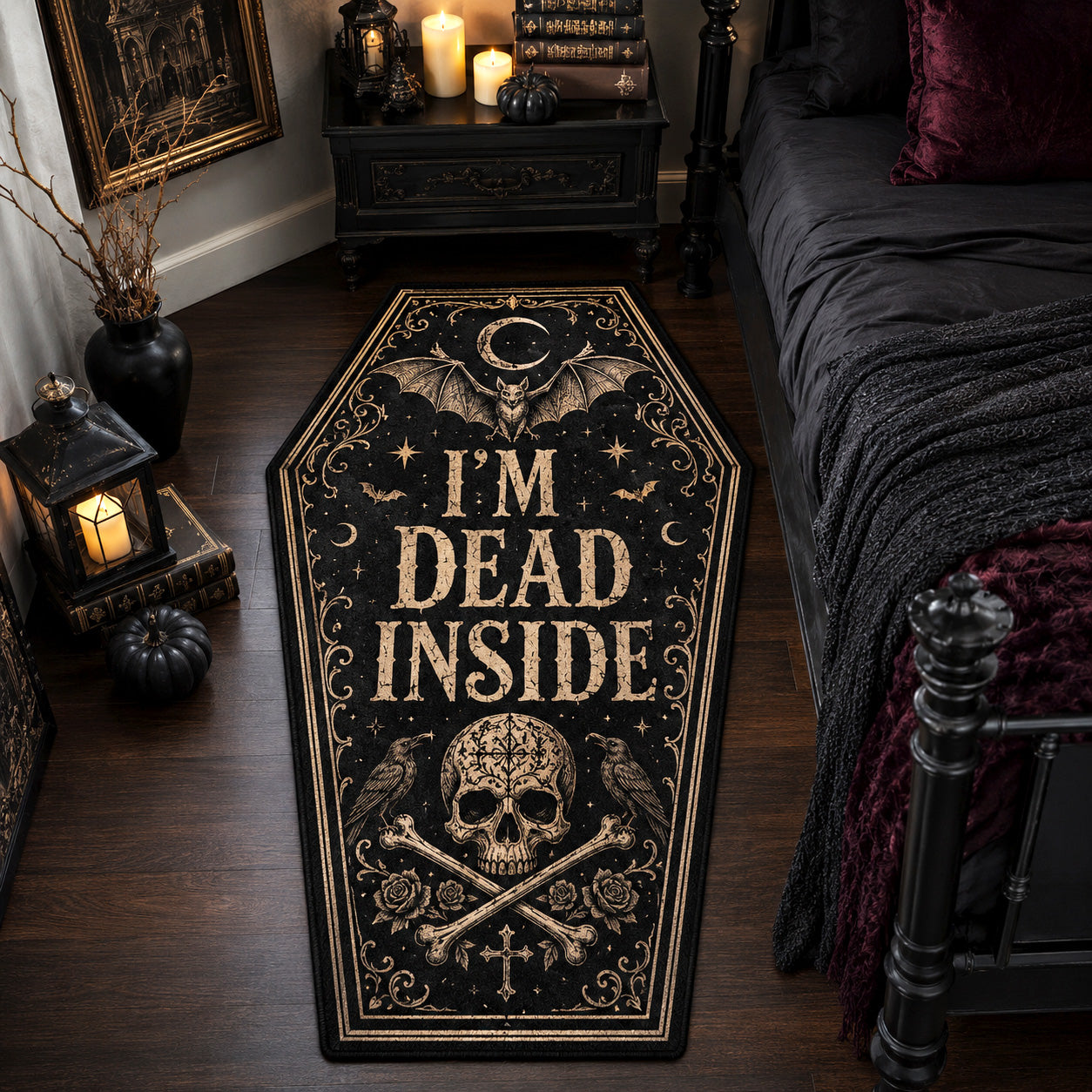 Crypt Keeper Custom Shape Area Rug NCU0TV2141
