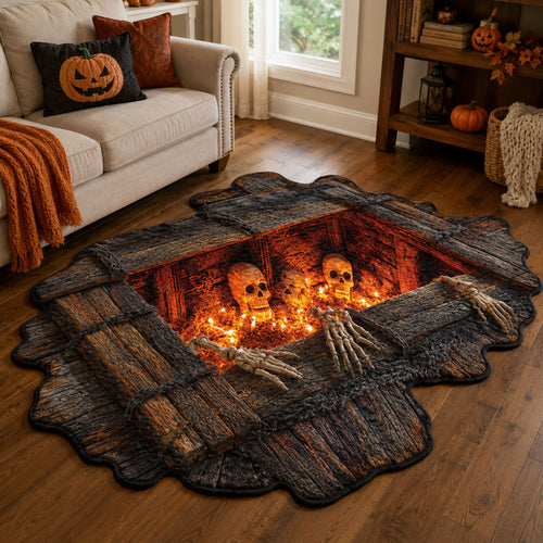 Crypt of Lost Souls Custom Shape Area Rug NCU0PT11941