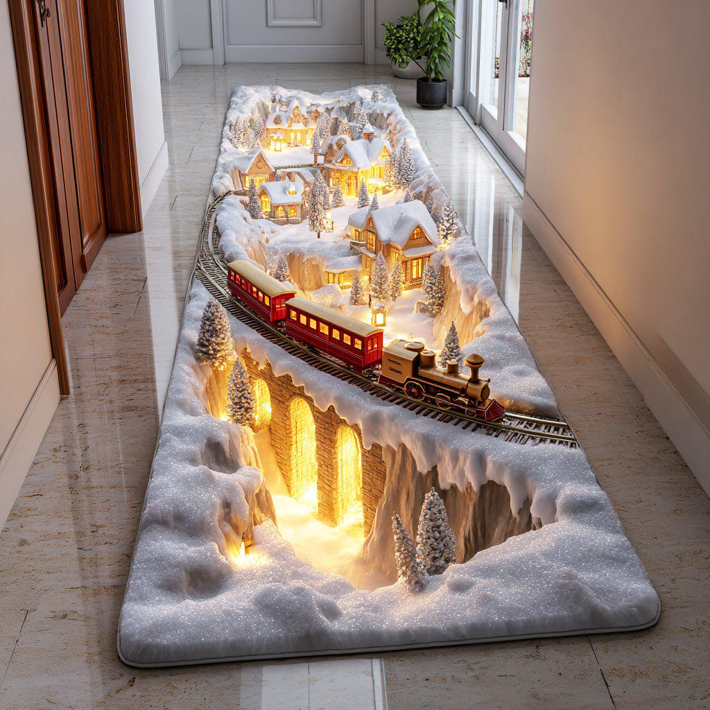 Crystal Snow Station Runner Carpet NCU0TD1677