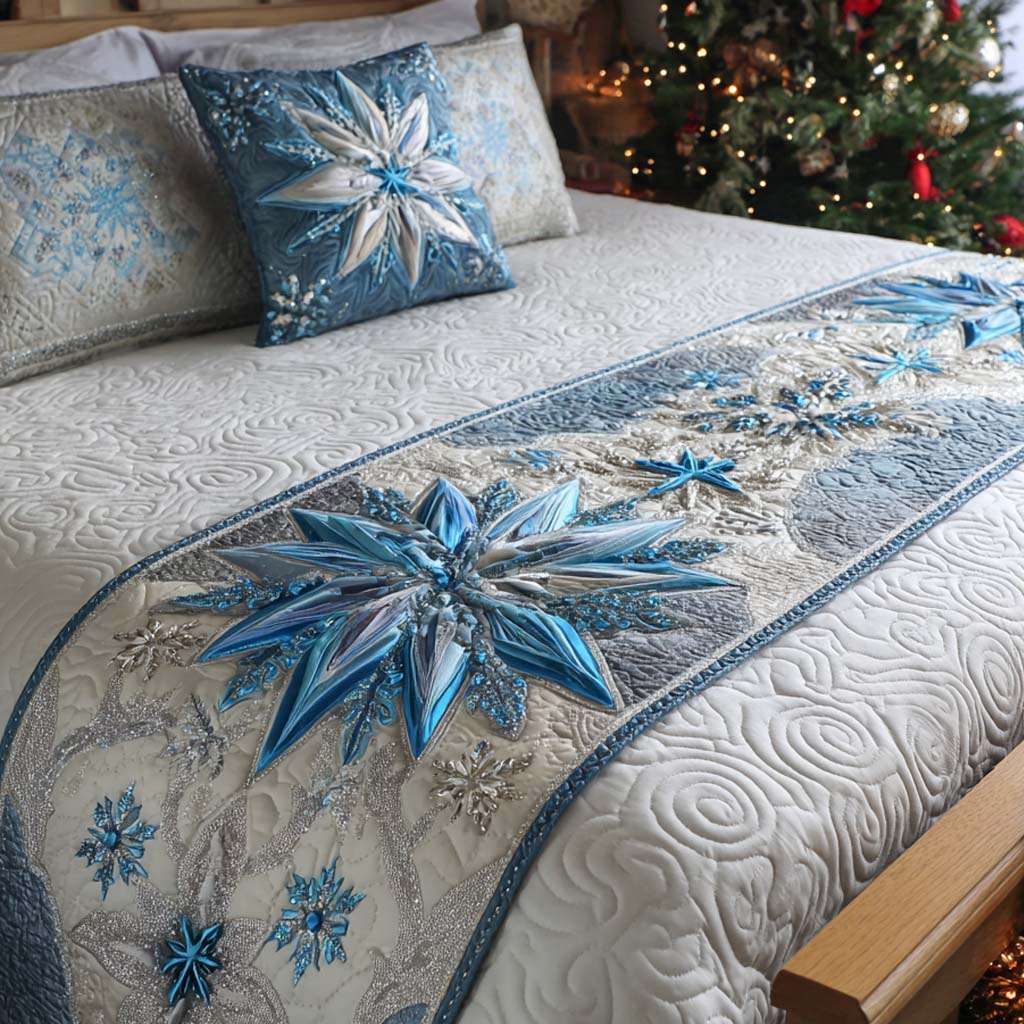 Crystal Star Quilted Bed Runner NCU0XD783