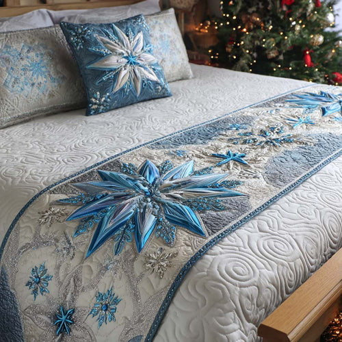 Crystal Star Quilted Bed Runner NCU0XD783