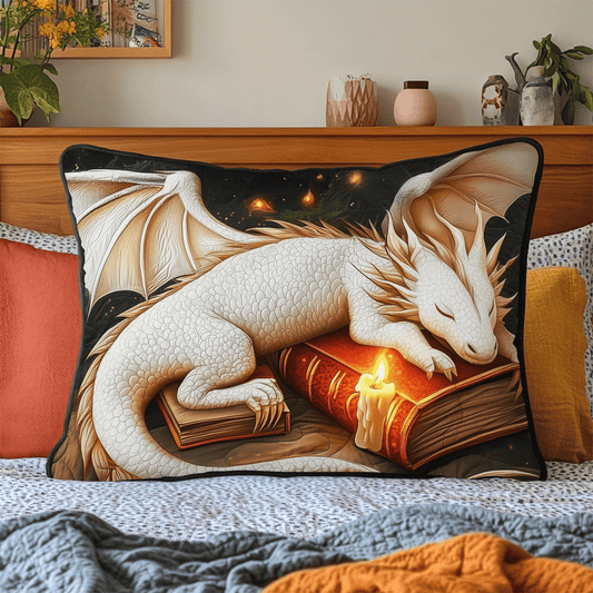 Cuddling Dragon Quilted Bedding Pillow Case NCU0DV3654