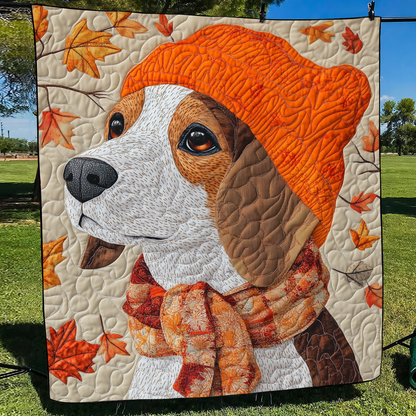 Cuddly Beagle Quilted Blanket NCU0VL425