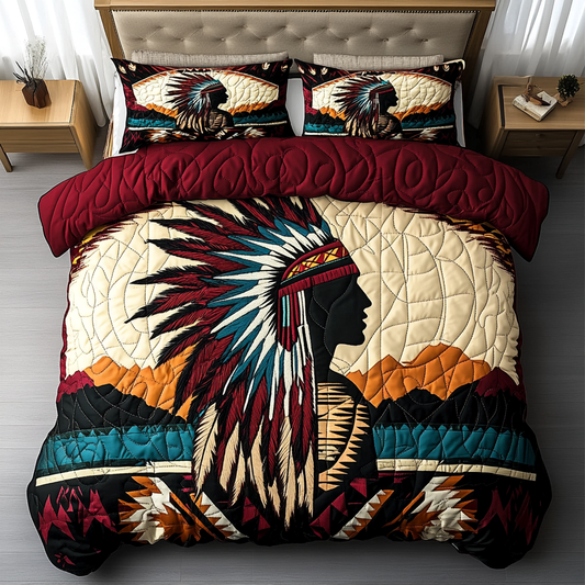 Cultural Essence 3-Piece Quilted Bedding Set NCU0DK3606