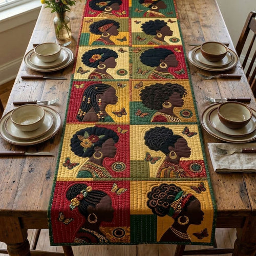 Cultural Pride Quilted Table Runner NCU0NT12580