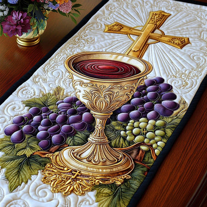 Cup of Grace Quilted Table Runner NCU0NT6730