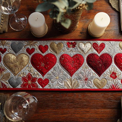Cupid Charm Quilted Table Runner NCU0DV9072