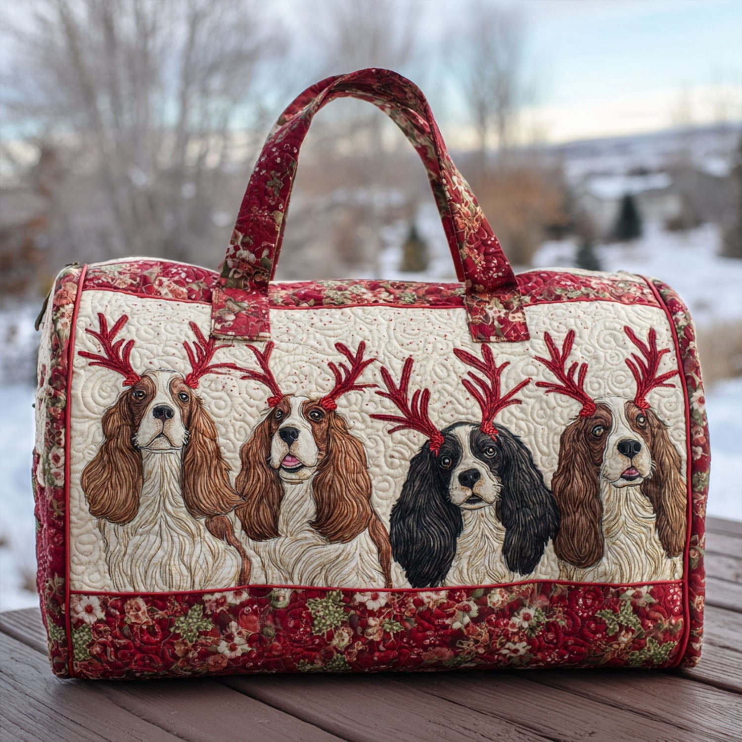 Rustic Horse Quilted Duffle Bag NCU0NTD1443