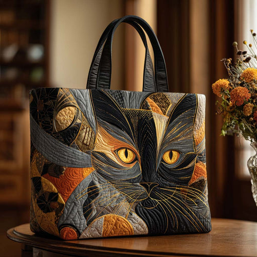 Curious Gaze Quilted Tote Bag NCU0NT8956