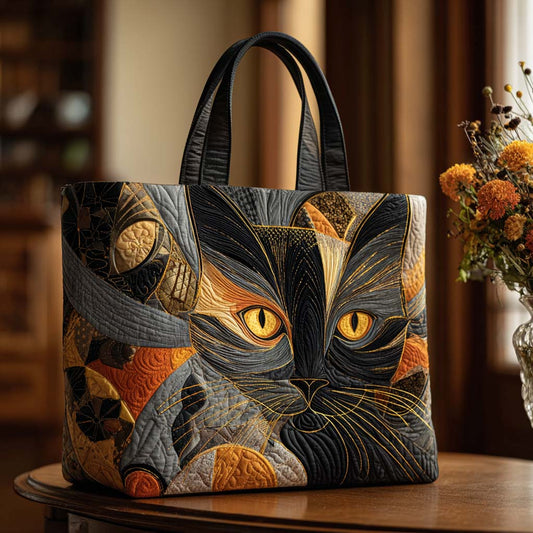 Curious Gaze Quilted Tote Bag NCU0NT8956