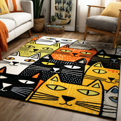 Curious Whiskers Area Rug NCU0TD2357