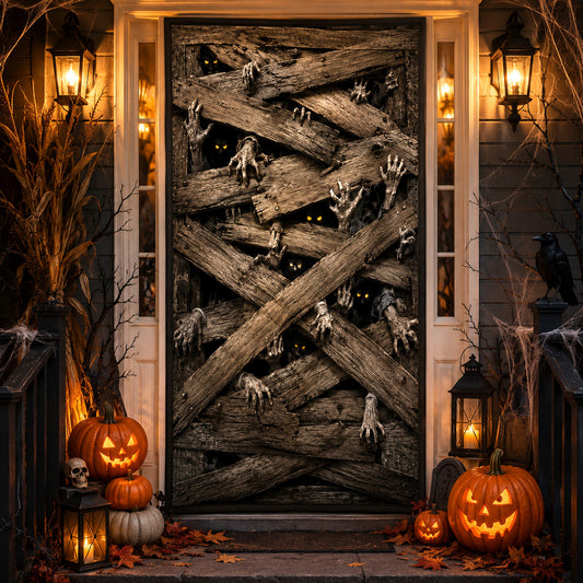 Cursed Escape Quilted Door Cover NCU0TV2083