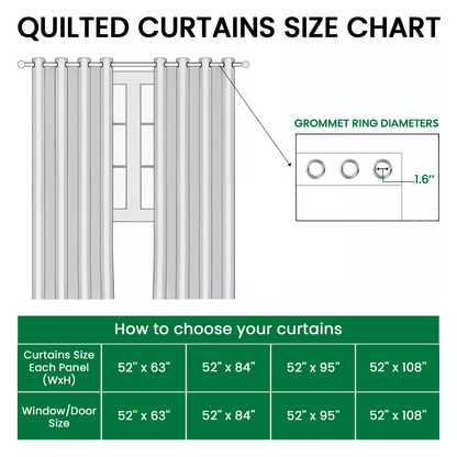 Radiant Sunset Cactus Quilted Curtains NCU0XD1997