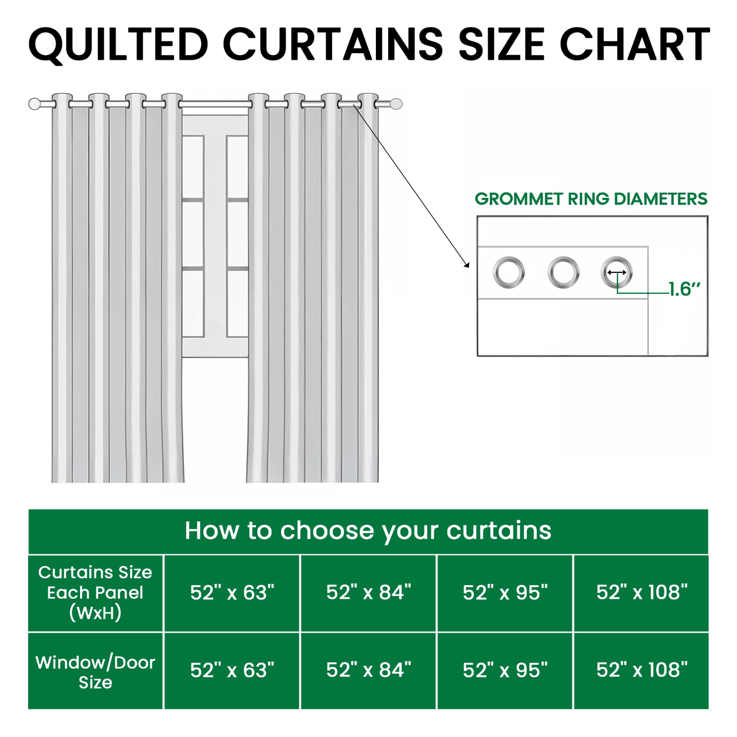 Western Heritage Star Quilted Curtains NCU0XD2147