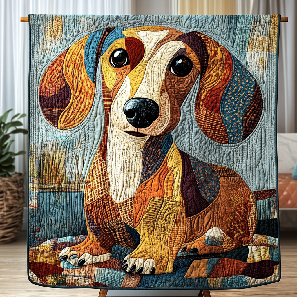 Cute Canine Quilted Blanket NCU0VH4078