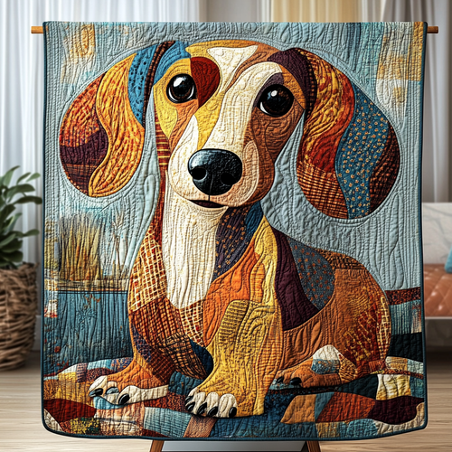 Cute Canine Quilted Blanket NCU0VH4078