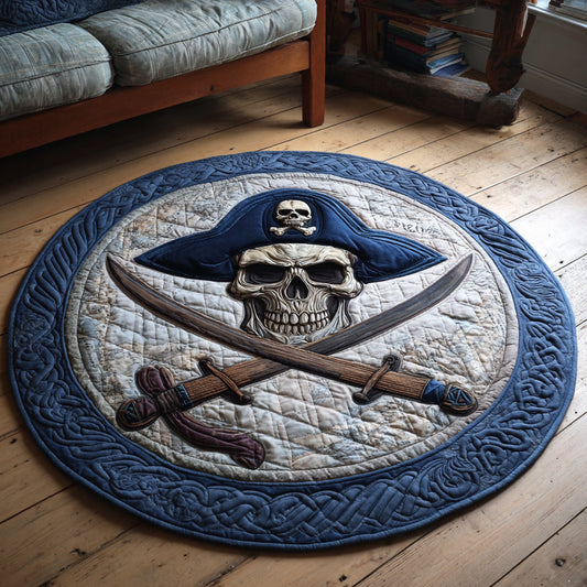 Cutlass Pirate Quilted Round Mat NCU0HH463