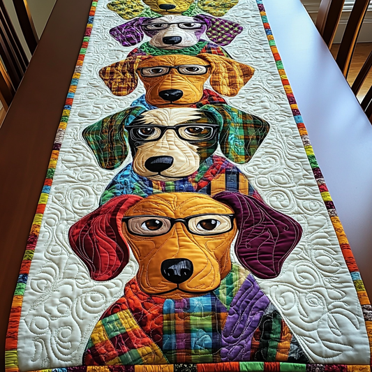Dachshund Delight Quilted Table Runner NCU0DK7657