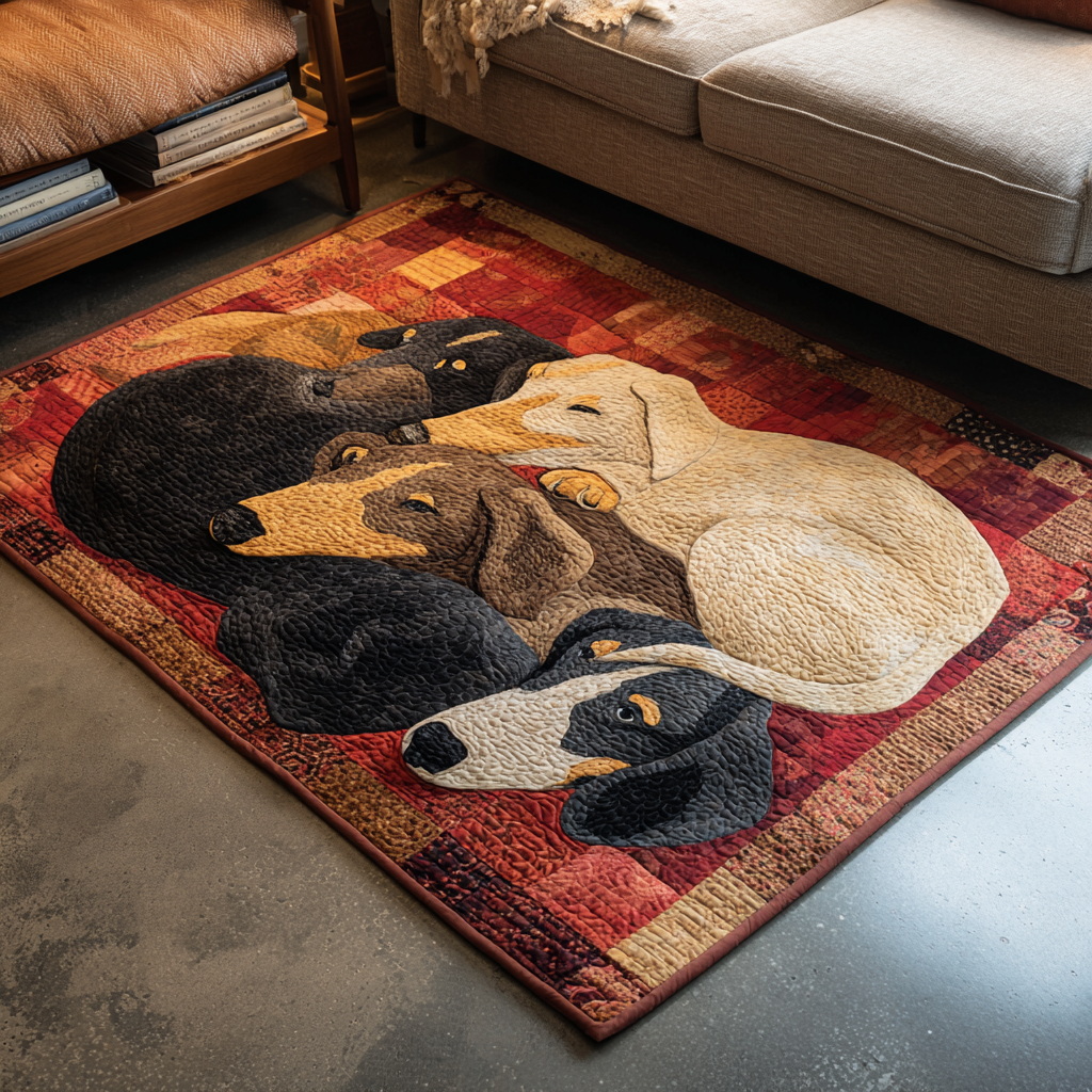 Dachshund Dreams Area Rug NCU0DK10249