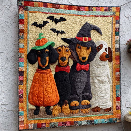 Dachshund Love Glow Quilted Blanket NCU0NT9180