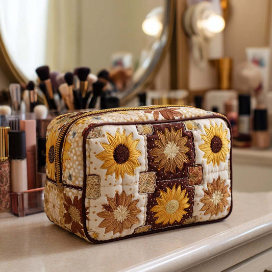 Daily Sunshine Quilted Makeup Bag NCU0NT10229