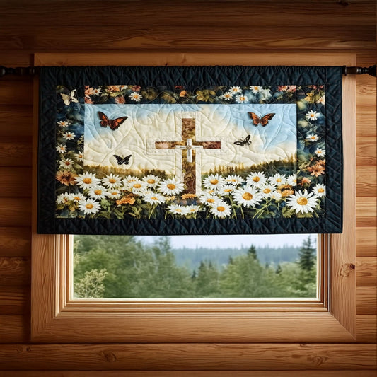 Daisies and Devotion Quilted Valance NCU0PT4762