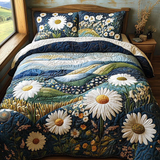 Daisy Dream Quilted Bedding Set NCU0DV4795