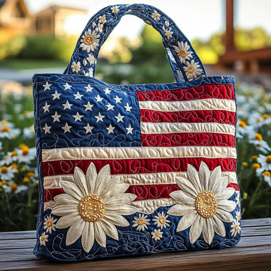 Daisy Americana Quilted Tote Bag NCU0PT8185