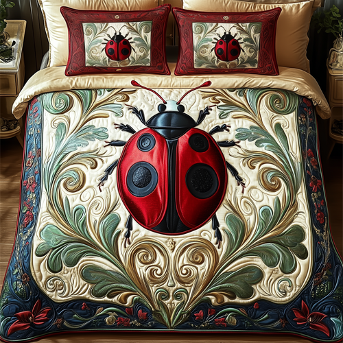 Daisy Bliss 3-Piece Quilted Bedding Set NCU0VH2030