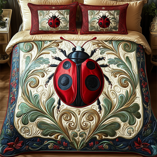 Daisy Bliss 3-Piece Quilted Bedding Set NCU0VH2030