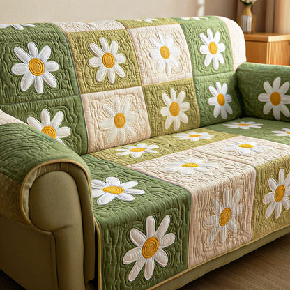 Daisy Calm Quilted Sofa Cover NCU0TD2390