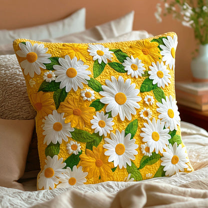 Daisy Charm Quilted Pillow Case NCU0TD2509