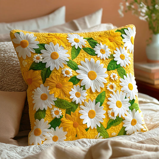 Daisy Charm Quilted Pillow Case NCU0TD2509