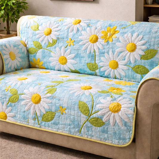 Daisy Cottage Quilted Sofa Cover NCU0TD2516