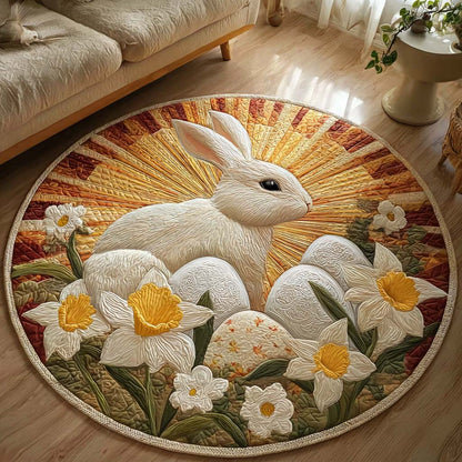 Daisy Dawn Quilted Round Mat NCU0HH1788