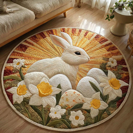 Daisy Dawn Quilted Round Mat NCU0HH1788