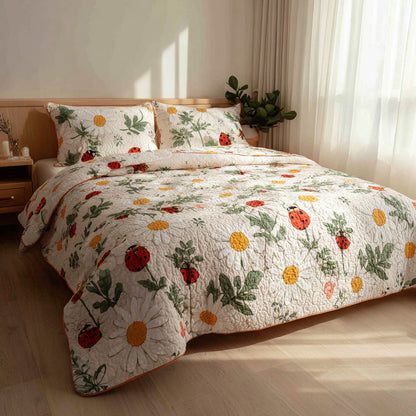 Daisy Drift 3-Piece Quilted Bedding Set NCU0VL3308