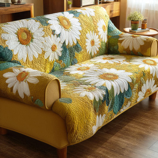 Daisy Glow Quilted Sofa Cover NCU0TD2396