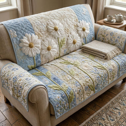 Daisy Glow Quilted Sofa Cover NCU0TD2514