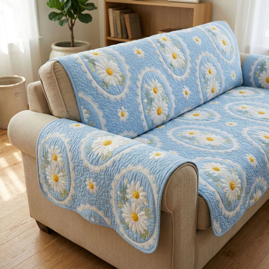 Daisy Haven Quilted Sofa Cover NCU0TD2515