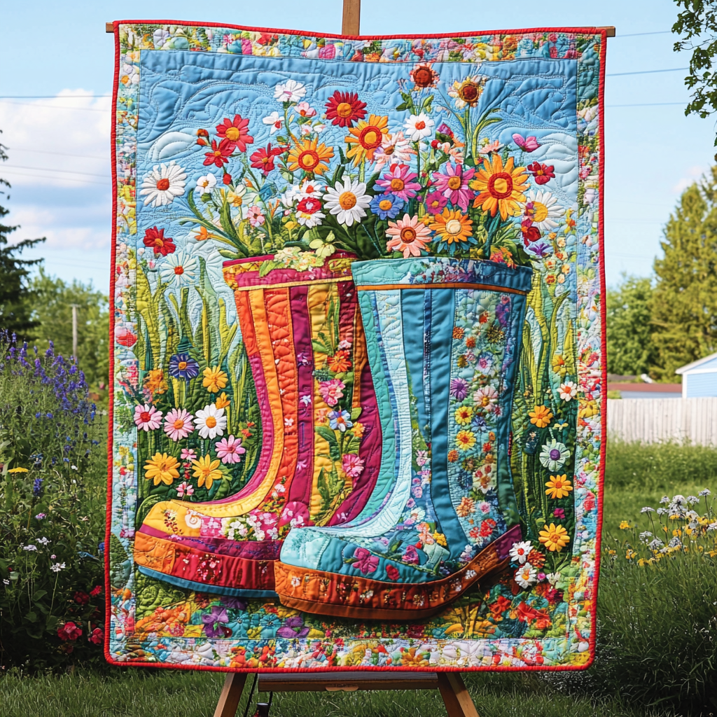 Daisy Kicks Quilted Blanket NCU0VH2826