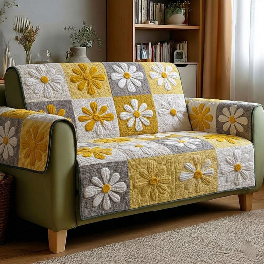 Daisy Pop Quilted Sofa Cover NCU0DK12020