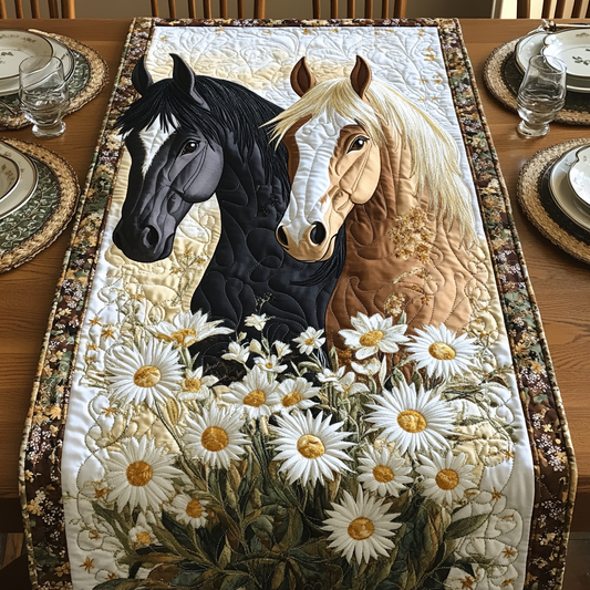 Daisy Ride Quilted Table Runner NCU0DV4997