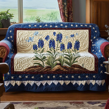 Dallas Flower Quilted Sofa Cover NCU0NT10798