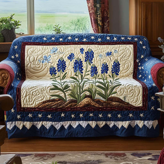 Dallas Flower Quilted Sofa Cover NCU0NT10798