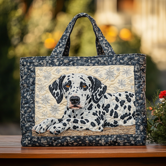 Dalmatian Spirit Quilted Tote Bag NCU0DK9957