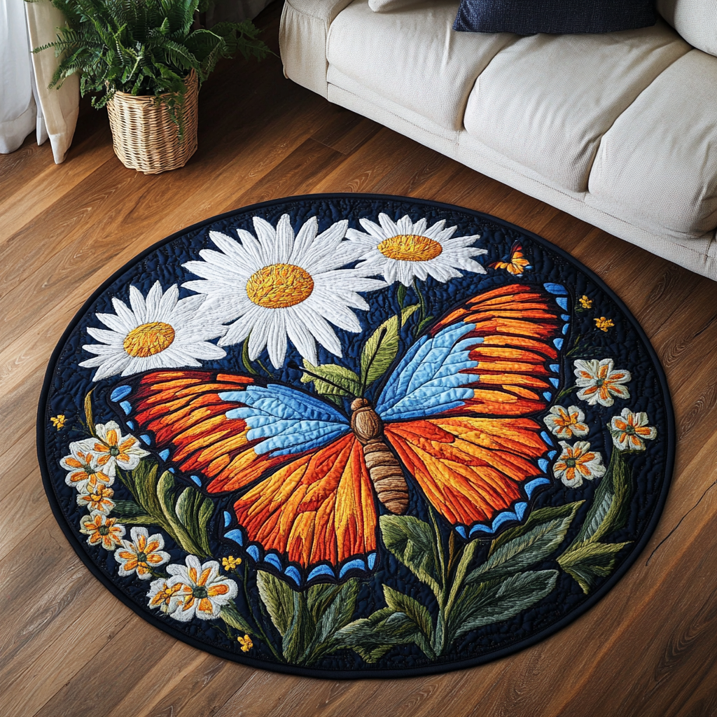 Dancing Breeze Quilted Round Mat NCU0DK4653