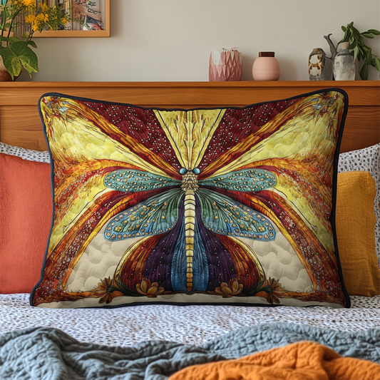 Dancing Dragonfly Quilted Bedding Pillow Case NCU0DK4300